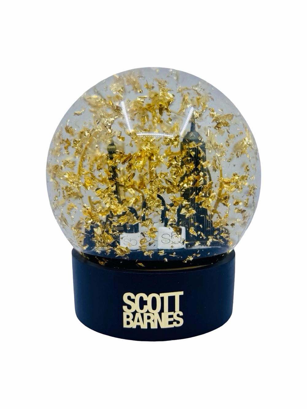 Scott Barnes Limited Edition Hollywood / Paris Collectible Snow Globe